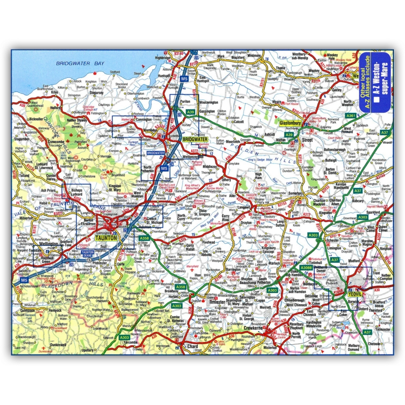 ATLAS,A-Z Taunton  & Yeovil Street (Was 6.99)